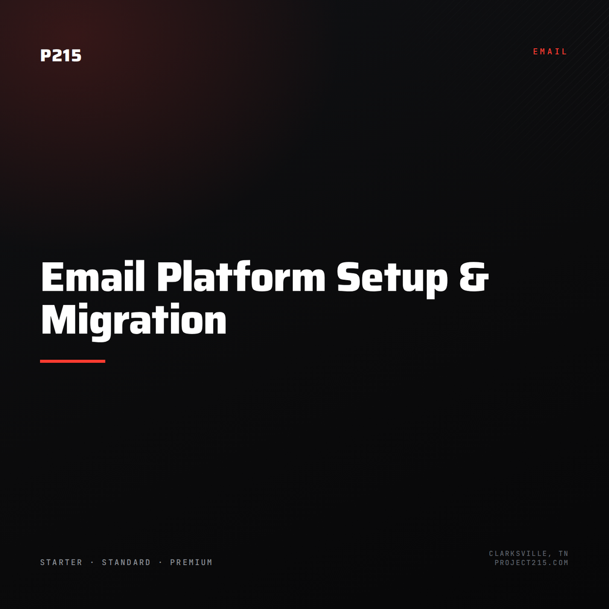 Email Platform Setup & Migration