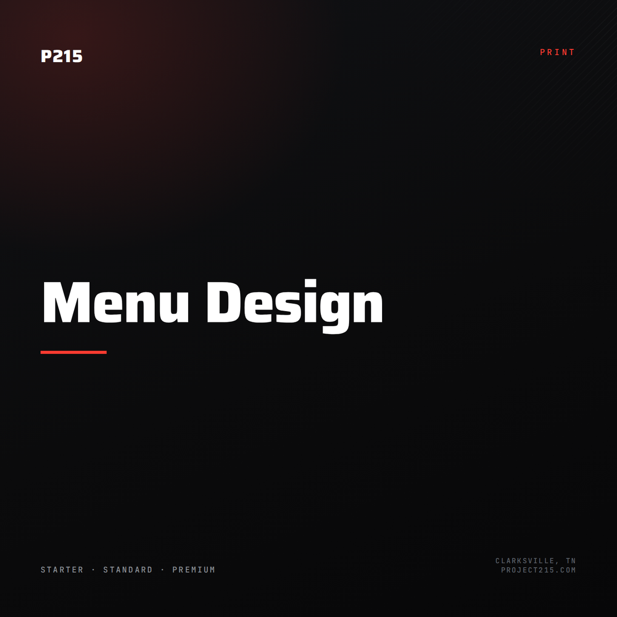 Menu Design