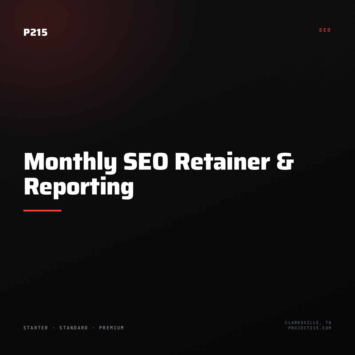 Monthly SEO Retainer & Reporting