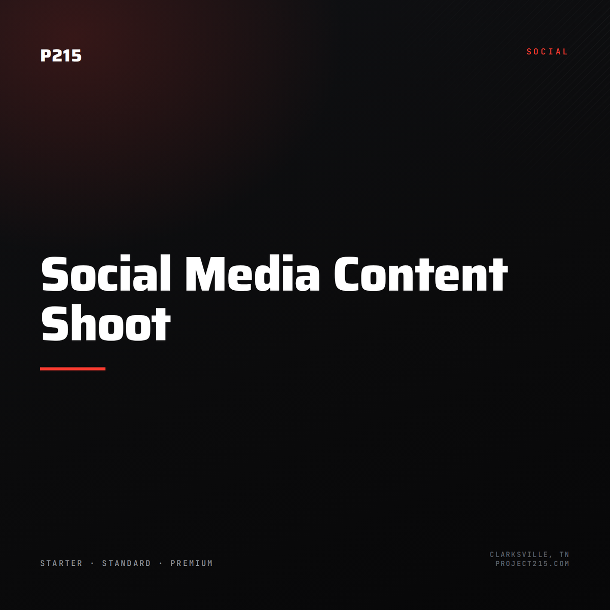 Social Media Content Shoot