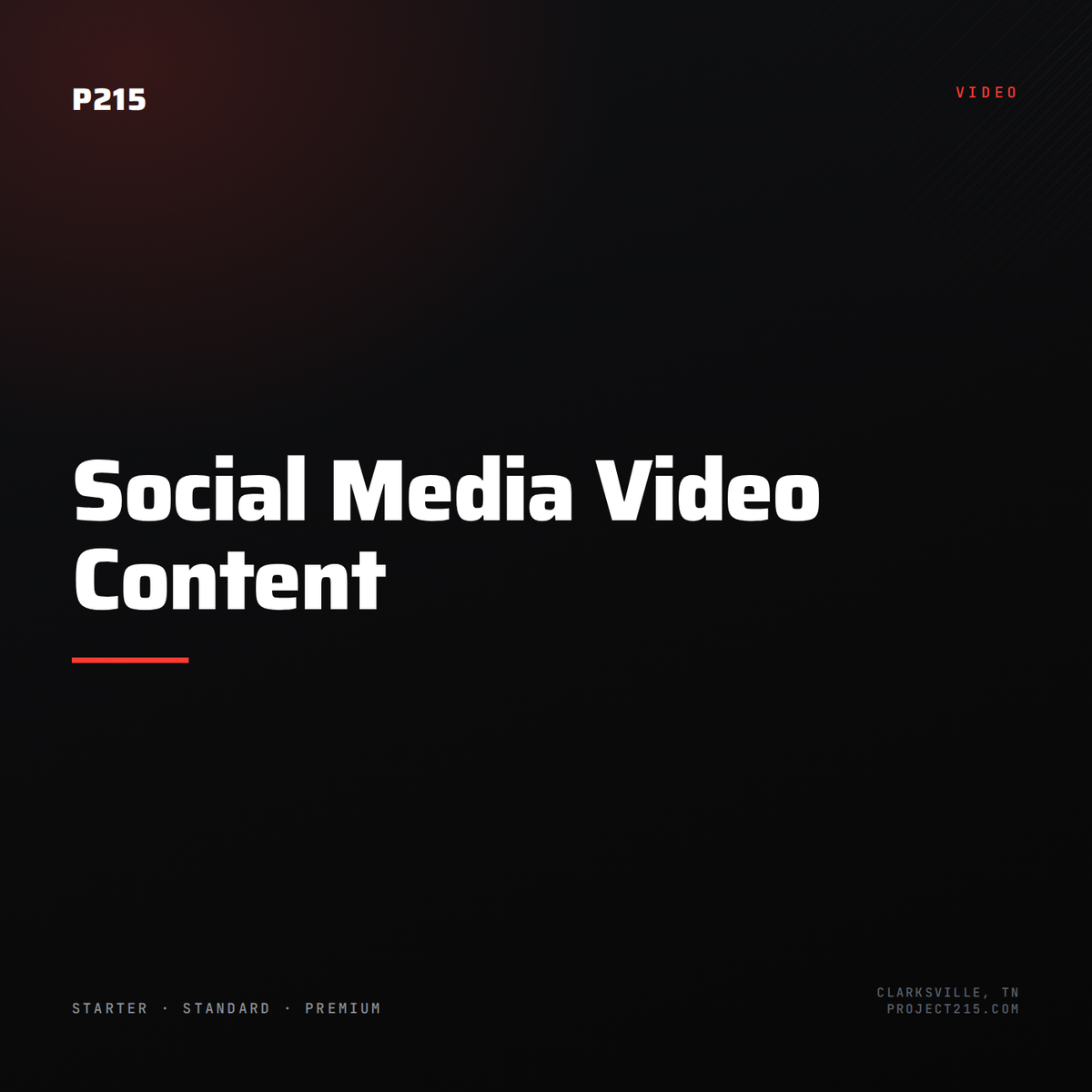 Social Media Video Content